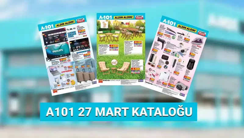 Yeni A101 Aktüel Kataloğu 27 Mart'ta Müşterilerle Buluşuyor: Fırsatlar Kaçmaz!